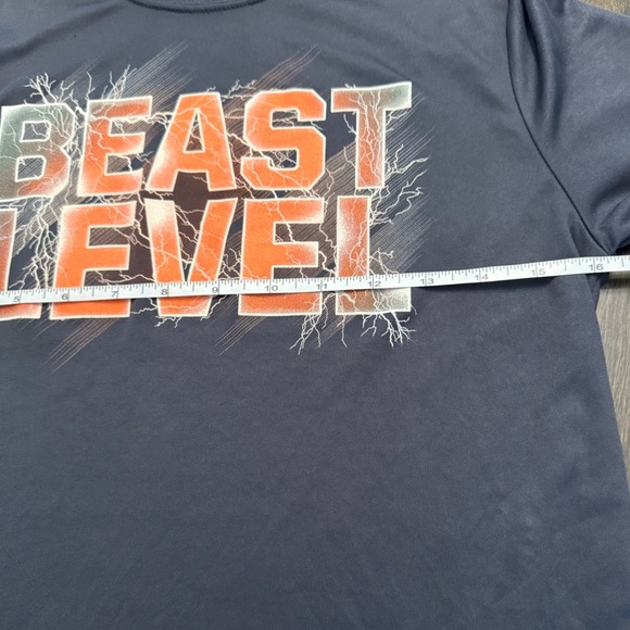 Athletic Works Performance Beast Level Gray Graphic T-Shirt Size Boys XL/14-16 - Picture 5 of 7